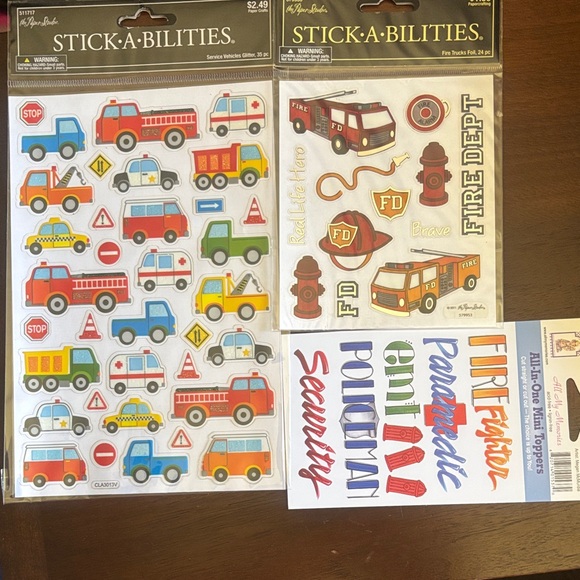 Firefighter Themed Sticker Set - Picture 9 of 9